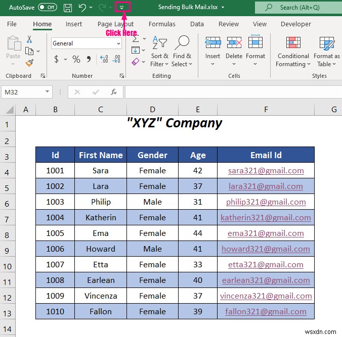 วิธีการส่งอีเมลจำนวนมากจาก Outlook โดยใช้ Excel (3 วิธี)