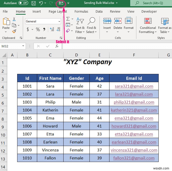 วิธีการส่งอีเมลจำนวนมากจาก Outlook โดยใช้ Excel (3 วิธี)