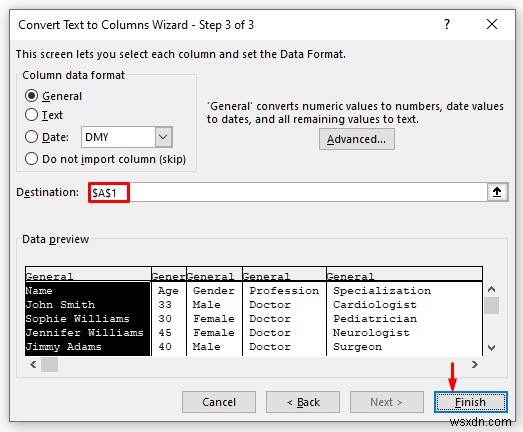 วิธีการแปลง CSV เป็น Excel ด้วยคอลัมน์ (5 วิธี)