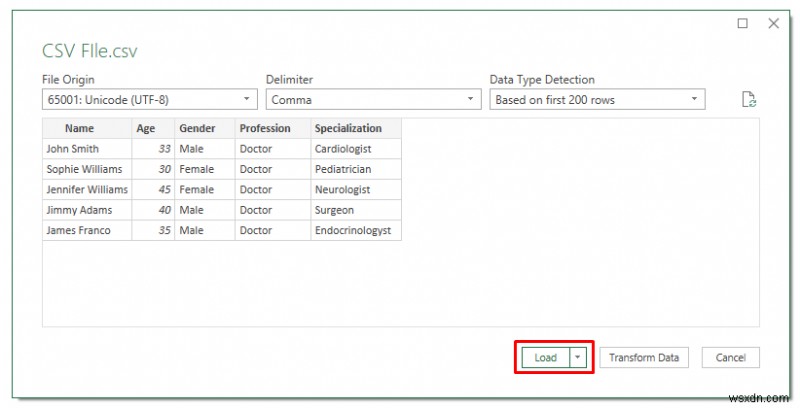 วิธีการแปลง CSV เป็น Excel ด้วยคอลัมน์ (5 วิธี)