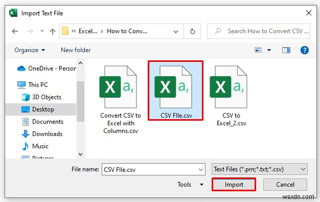 วิธีการแปลง CSV เป็น Excel ด้วยคอลัมน์ (5 วิธี)
