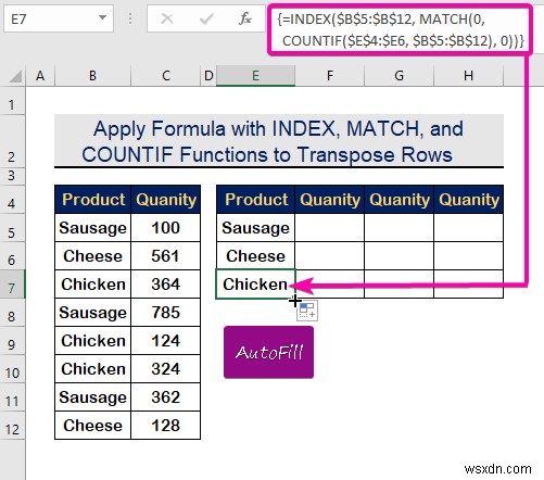 วิธีการเปลี่ยนแถวเป็นคอลัมน์ตามเกณฑ์ใน Excel (2 วิธี)