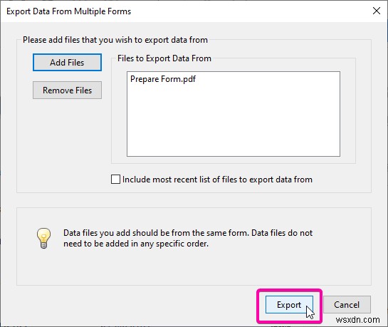 วิธีเชื่อมโยงแบบฟอร์ม PDF กับฐานข้อมูล Excel (ด้วยขั้นตอนง่ายๆ)