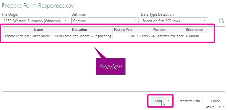 วิธีเชื่อมโยงแบบฟอร์ม PDF กับฐานข้อมูล Excel (ด้วยขั้นตอนง่ายๆ)