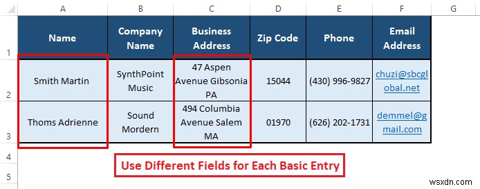 วิธีการรักษาฐานข้อมูลลูกค้าใน Excel