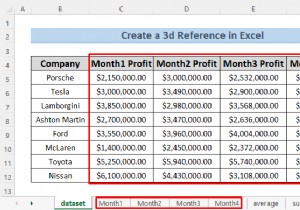 วิธีสร้างข้อมูลอ้างอิง 3 มิติใน Excel ด้วยชื่อ (7 วิธีง่ายๆ)