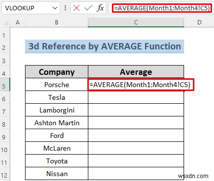 วิธีสร้างข้อมูลอ้างอิง 3 มิติใน Excel ด้วยชื่อ (7 วิธีง่ายๆ)