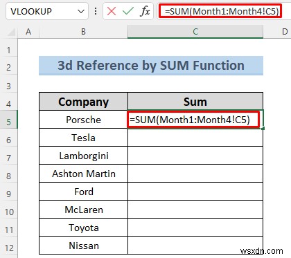 วิธีสร้างข้อมูลอ้างอิง 3 มิติใน Excel ด้วยชื่อ (7 วิธีง่ายๆ)