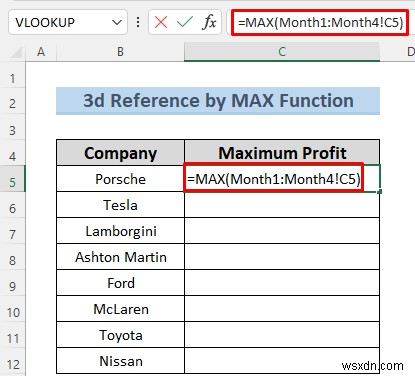 วิธีสร้างข้อมูลอ้างอิง 3 มิติใน Excel ด้วยชื่อ (7 วิธีง่ายๆ)