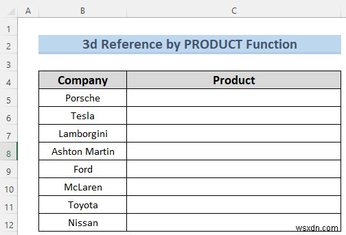 วิธีสร้างข้อมูลอ้างอิง 3 มิติใน Excel ด้วยชื่อ (7 วิธีง่ายๆ)