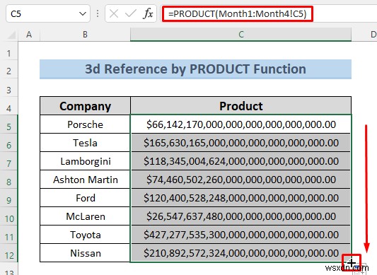 วิธีสร้างข้อมูลอ้างอิง 3 มิติใน Excel ด้วยชื่อ (7 วิธีง่ายๆ)