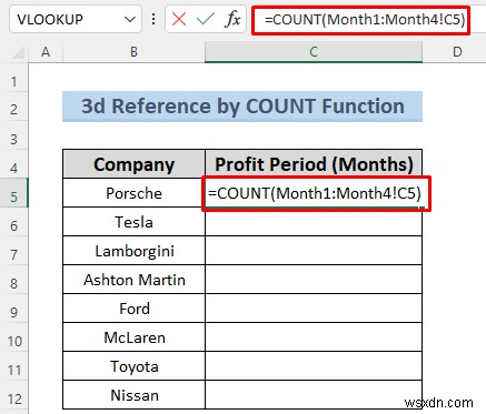 วิธีสร้างข้อมูลอ้างอิง 3 มิติใน Excel ด้วยชื่อ (7 วิธีง่ายๆ)