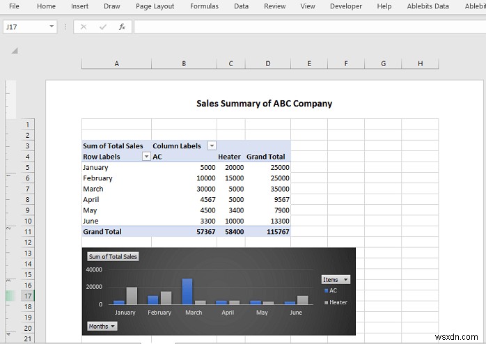 วิธีสร้างรายงาน PDF จากข้อมูล Excel (4 วิธีง่ายๆ)