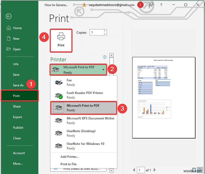 วิธีสร้างรายงาน PDF จากข้อมูล Excel (4 วิธีง่ายๆ)