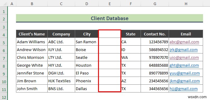 วิธีการสร้างฐานข้อมูลลูกค้าใน Excel (ด้วยขั้นตอนง่ายๆ)