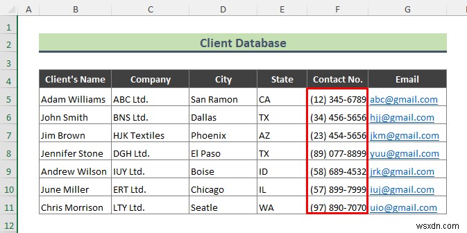 วิธีการสร้างฐานข้อมูลลูกค้าใน Excel (ด้วยขั้นตอนง่ายๆ)