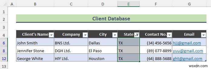 วิธีการสร้างฐานข้อมูลลูกค้าใน Excel (ด้วยขั้นตอนง่ายๆ)