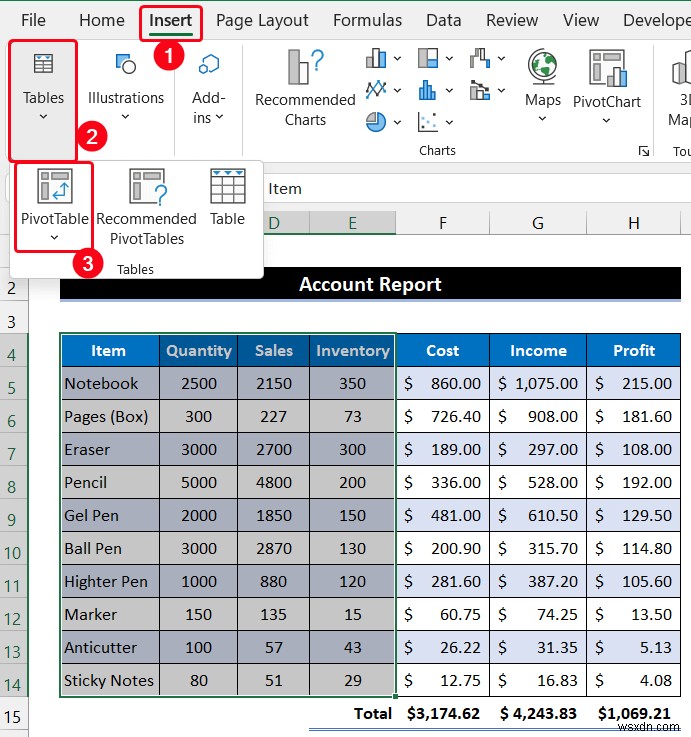 วิธีการสร้างรายงาน MIS ใน Excel สำหรับบัญชี (พร้อมขั้นตอนด่วน)