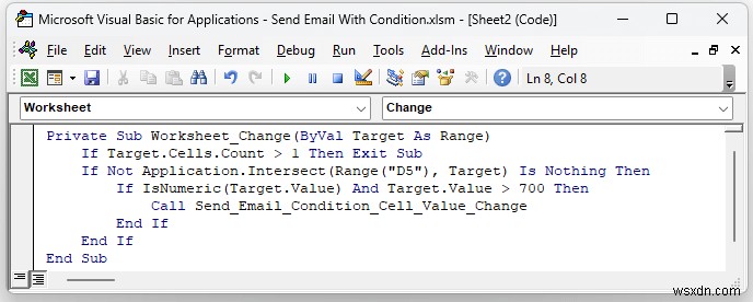 วิธีการส่งอีเมลหากตรงตามเงื่อนไขใน Excel (วิธีง่ายๆ 3 วิธี)