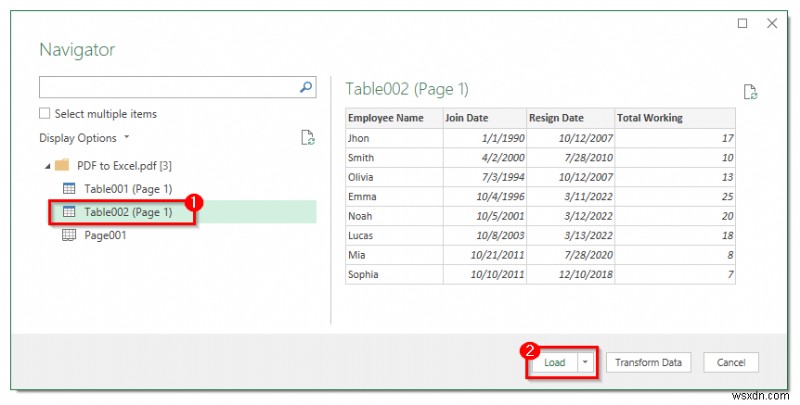 วิธีการคัดลอกจาก PDF ไปยังตาราง Excel (2 วิธีที่เหมาะสม)