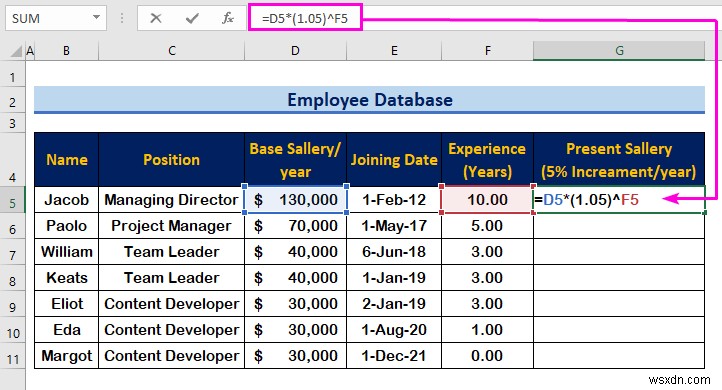 วิธีสร้างฐานข้อมูลพนักงานใน Excel (ด้วยขั้นตอนง่ายๆ)