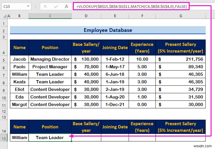 วิธีสร้างฐานข้อมูลพนักงานใน Excel (ด้วยขั้นตอนง่ายๆ)