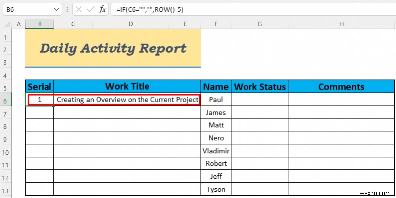 วิธีสร้างรายงานกิจกรรมประจำวันใน Excel (5 ตัวอย่างง่ายๆ)