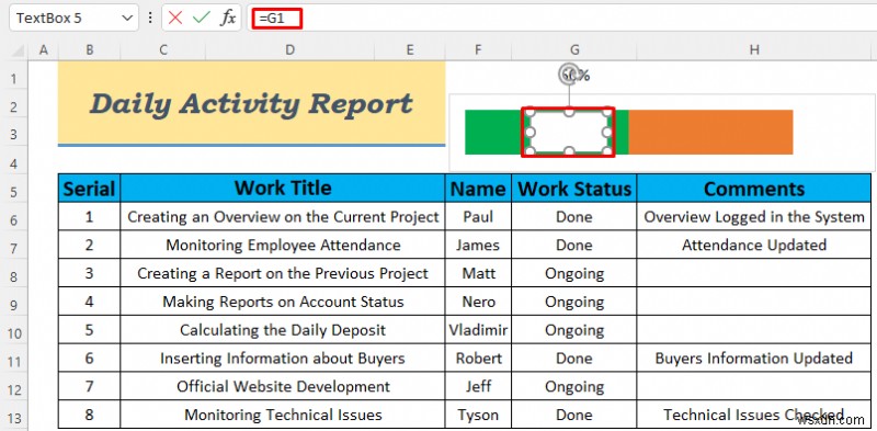 วิธีสร้างรายงานกิจกรรมประจำวันใน Excel (5 ตัวอย่างง่ายๆ)