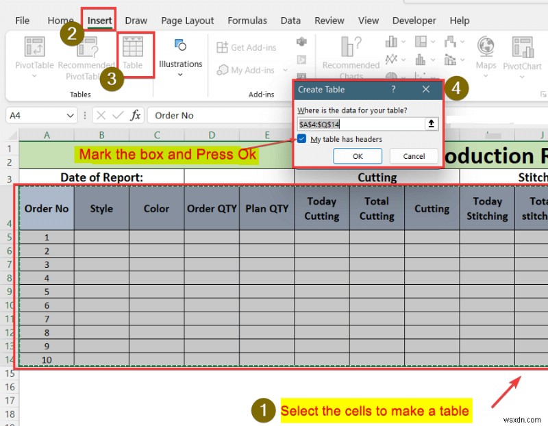 วิธีสร้างรายงานการผลิตรายวันใน Excel (ดาวน์โหลดเทมเพลตฟรี)