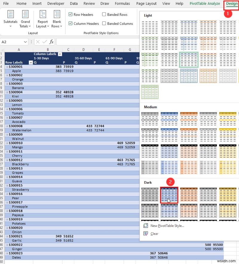 วิธีการสร้างรายงานอายุสินค้าคงคลังใน Excel (คำแนะนำทีละขั้นตอน)