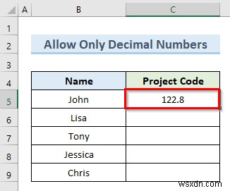 วิธีจำกัดการป้อนข้อมูลในเซลล์ Excel (2 วิธีง่ายๆ)