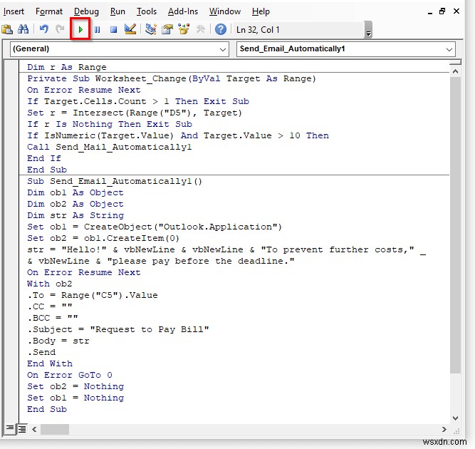 วิธีการส่งอีเมลโดยอัตโนมัติเมื่อตรงตามเงื่อนไขใน Excel