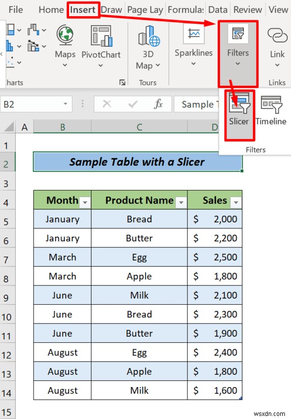 วิธีการปรับขนาดตัวแบ่งส่วนข้อมูลใน Excel (ด้วยขั้นตอนด่วน)