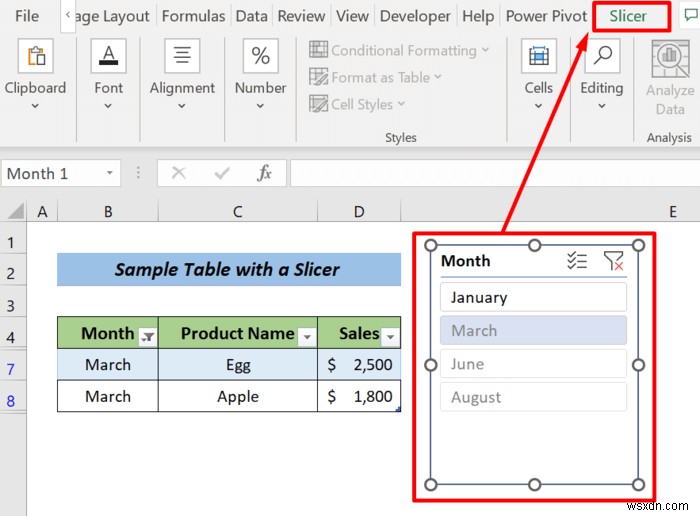 วิธีการปรับขนาดตัวแบ่งส่วนข้อมูลใน Excel (ด้วยขั้นตอนด่วน)