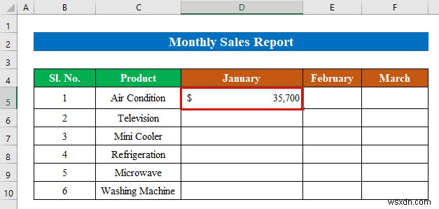 วิธีการสร้างรายงานการขายรายเดือนใน Excel (ด้วยขั้นตอนง่ายๆ)