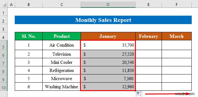 วิธีการสร้างรายงานการขายรายเดือนใน Excel (ด้วยขั้นตอนง่ายๆ)