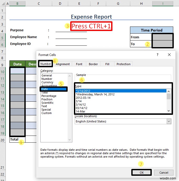 วิธีสร้างรายงานค่าใช้จ่ายใน Excel (ด้วยขั้นตอนง่ายๆ)