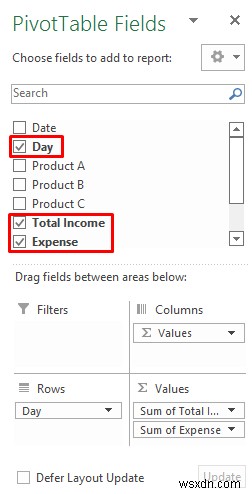 วิธีสร้างรายงานรายได้และค่าใช้จ่ายใน Excel (ตัวอย่าง 3 ตัวอย่าง)