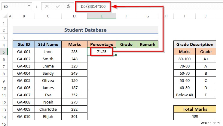 วิธีการสร้างฐานข้อมูลนักเรียนใน Excel (ด้วยขั้นตอนง่ายๆ)