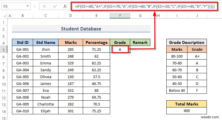 วิธีการสร้างฐานข้อมูลนักเรียนใน Excel (ด้วยขั้นตอนง่ายๆ)