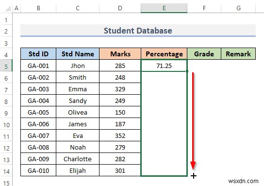 วิธีการสร้างฐานข้อมูลนักเรียนใน Excel (ด้วยขั้นตอนง่ายๆ)