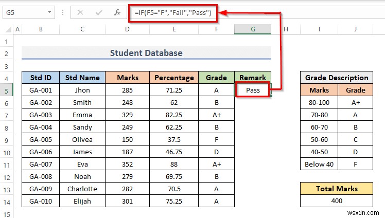 วิธีการสร้างฐานข้อมูลนักเรียนใน Excel (ด้วยขั้นตอนง่ายๆ)