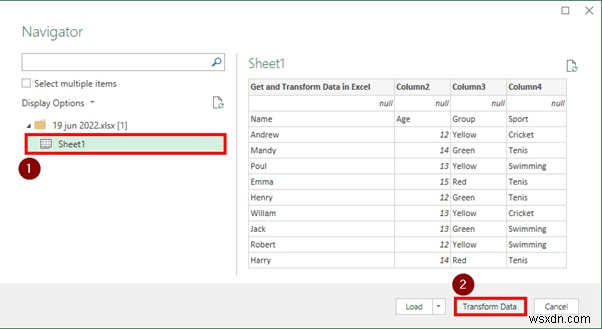 วิธีการรับและแปลงข้อมูลใน Excel (4 ตัวอย่างที่เหมาะสม)