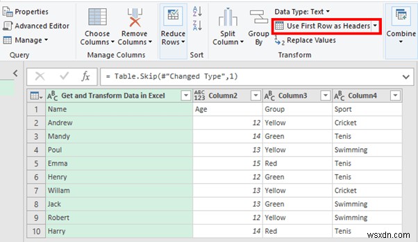 วิธีการรับและแปลงข้อมูลใน Excel (4 ตัวอย่างที่เหมาะสม)