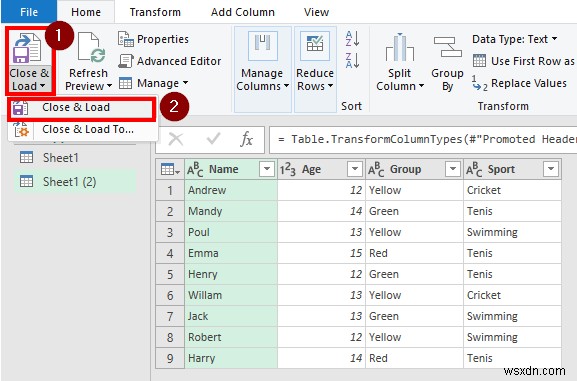 วิธีการรับและแปลงข้อมูลใน Excel (4 ตัวอย่างที่เหมาะสม)