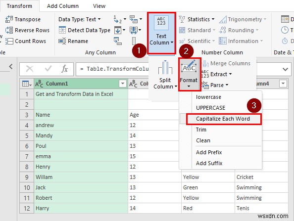 วิธีการรับและแปลงข้อมูลใน Excel (4 ตัวอย่างที่เหมาะสม)