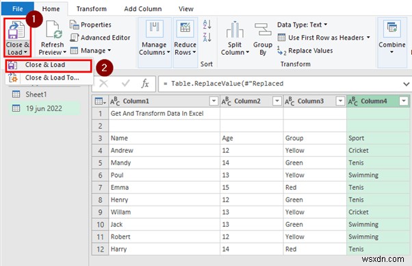 วิธีการรับและแปลงข้อมูลใน Excel (4 ตัวอย่างที่เหมาะสม)