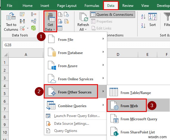 วิธีการรับและแปลงข้อมูลใน Excel (4 ตัวอย่างที่เหมาะสม)