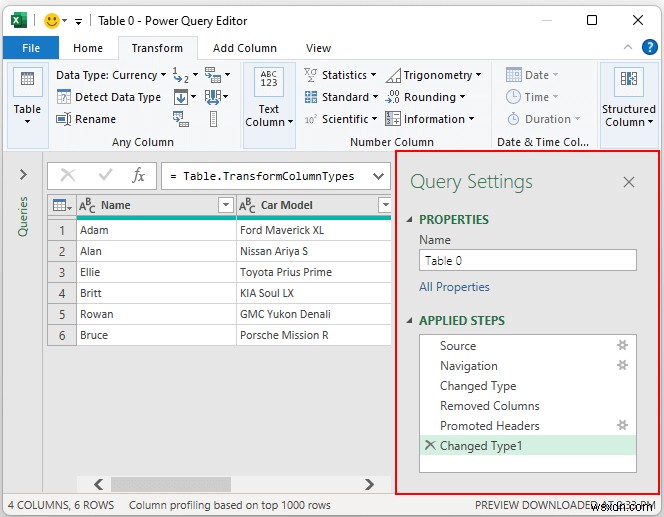 ความแตกต่างระหว่างการโหลดและการแปลงข้อมูลใน Excel