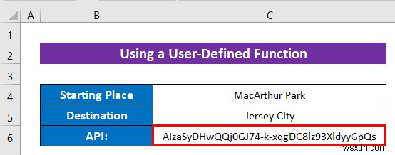 วิธีคำนวณระยะทางใน Excel ด้วย Google แผนที่